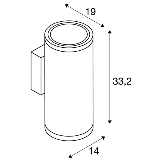 Dimensioned drawing