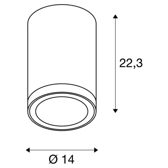 Dimensioned drawing