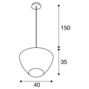 Dimensioned drawing