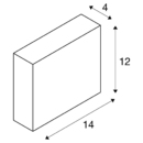 Dimensioned drawing