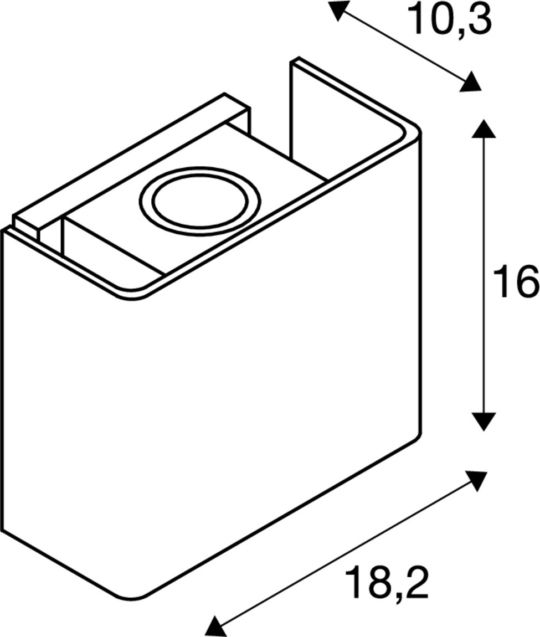 Dimensioned drawing