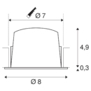 Dimensioned drawing