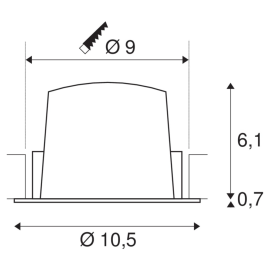 Dimensioned drawing