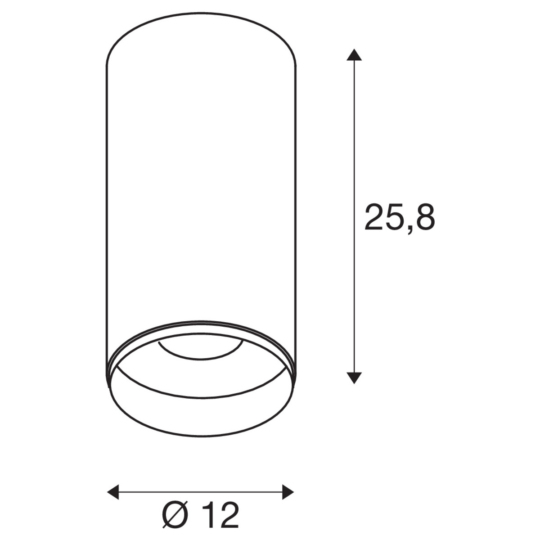 Dimensioned drawing