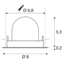 Dimensioned drawing