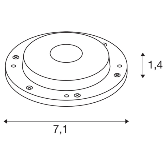 Dimensioned drawing