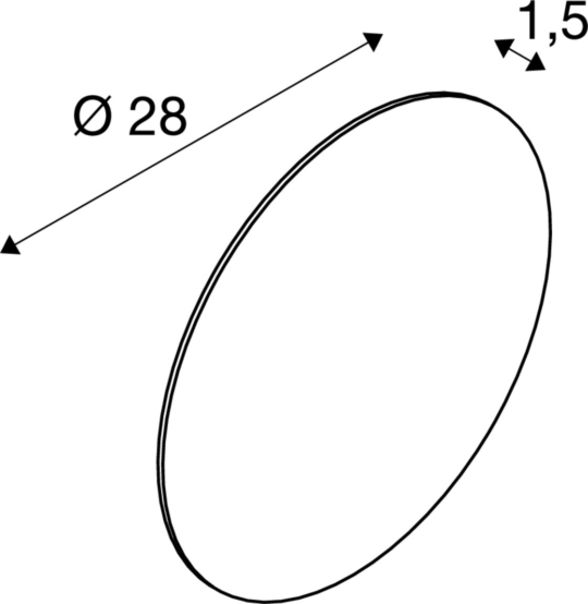 Dimensioned drawing