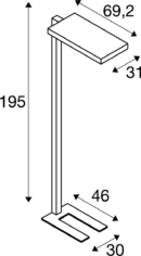 Dimensioned drawing