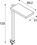 Dimensioned drawing