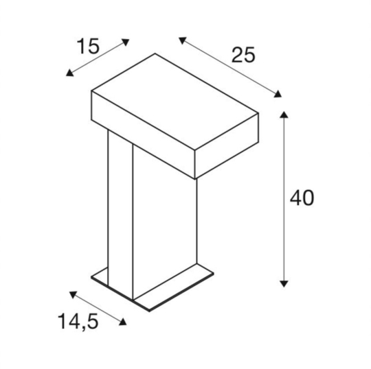 Dimensioned drawing