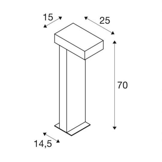 Dimensioned drawing