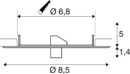 Dimensioned drawing