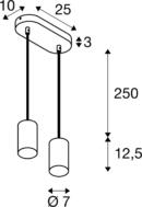 Dimensioned drawing