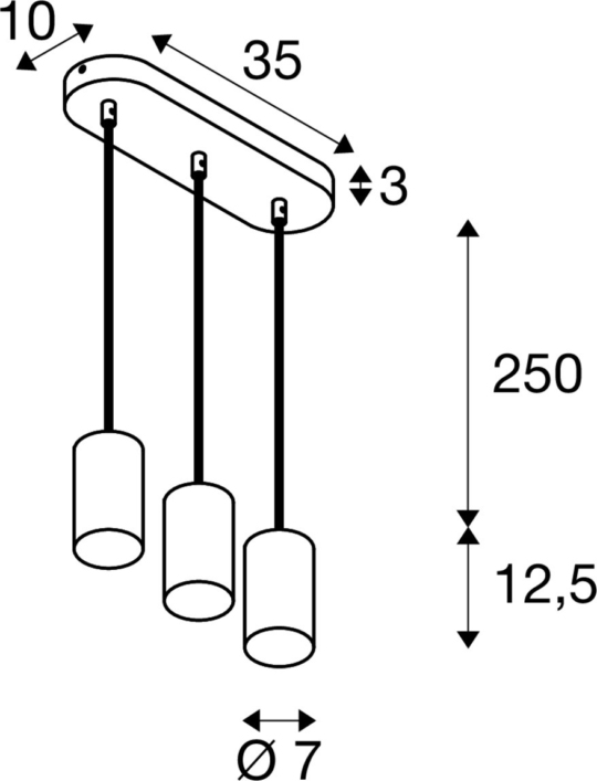 Dimensioned drawing