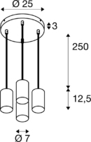 Dimensioned drawing