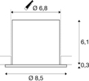 Dimensioned drawing