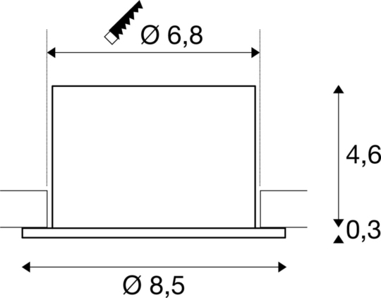 Dimensioned drawing