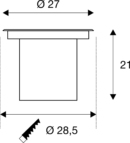 Dimensioned drawing