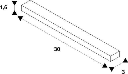 Dimensioned drawing