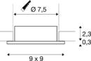 Dimensioned drawing