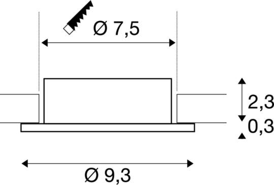 Dimensioned drawing