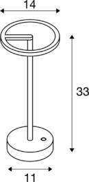 Dimensioned drawing