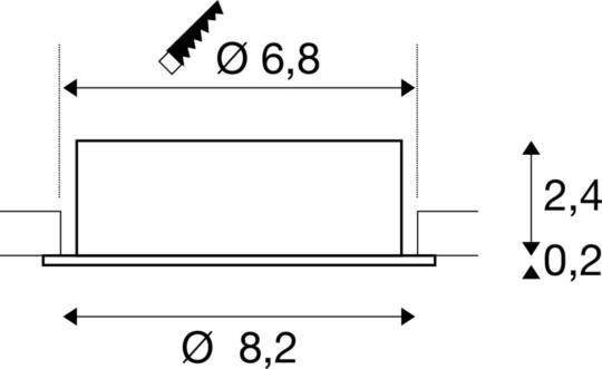 Dimensioned drawing
