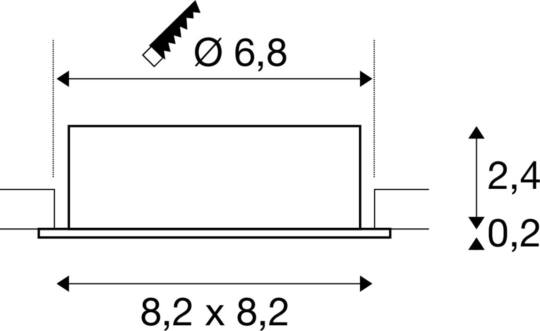 Dimensioned drawing
