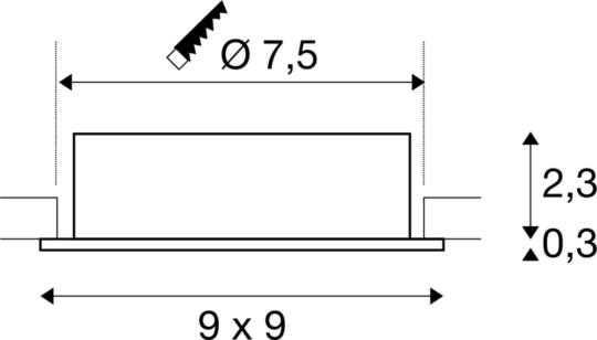 Dimensioned drawing