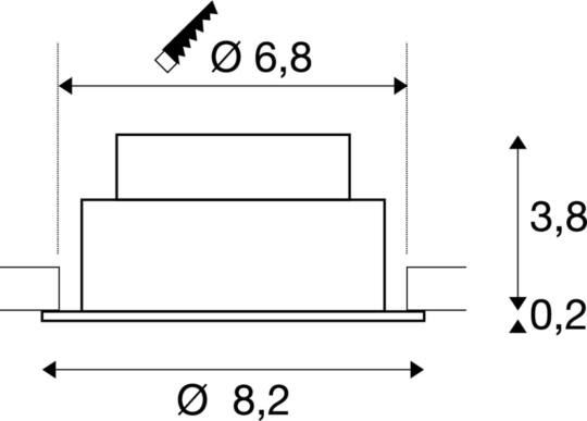 Dimensioned drawing