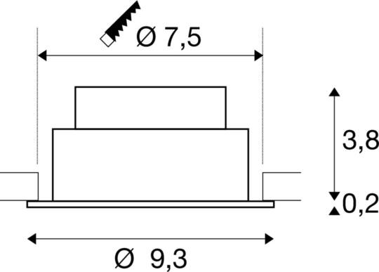 Dimensioned drawing