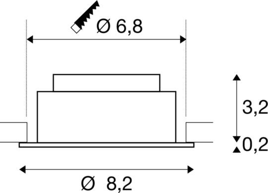Dimensioned drawing
