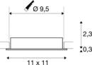 Dimensioned drawing