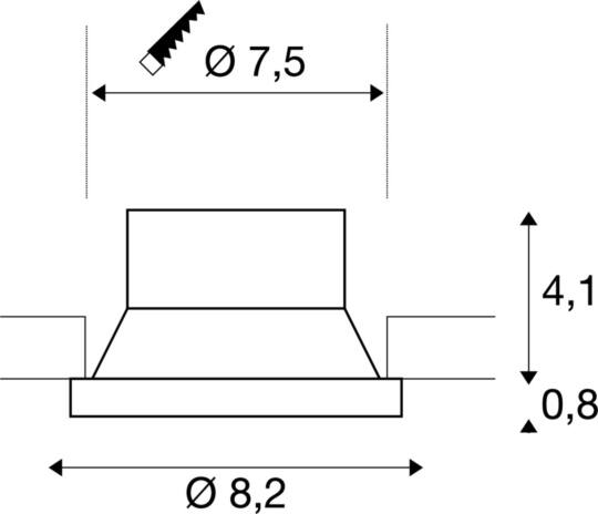 Dimensioned drawing