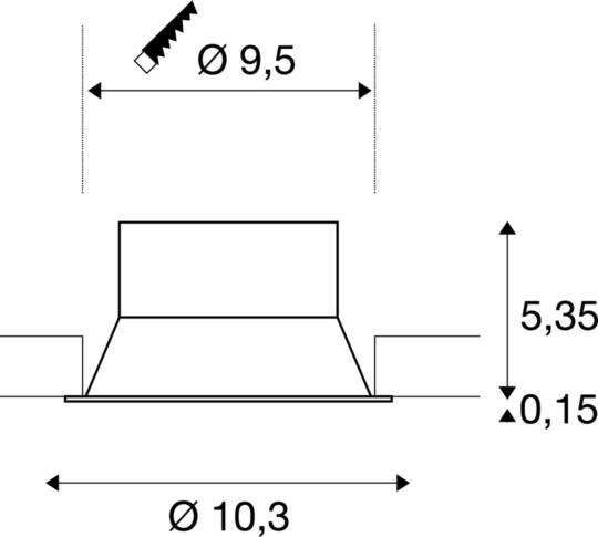 Dimensioned drawing