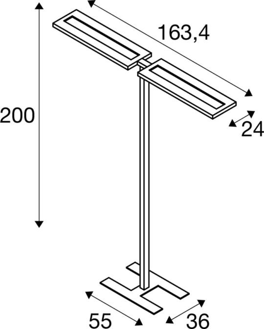 Dimensioned drawing