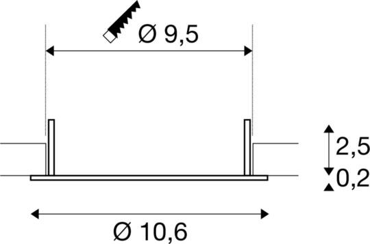 Dimensioned drawing