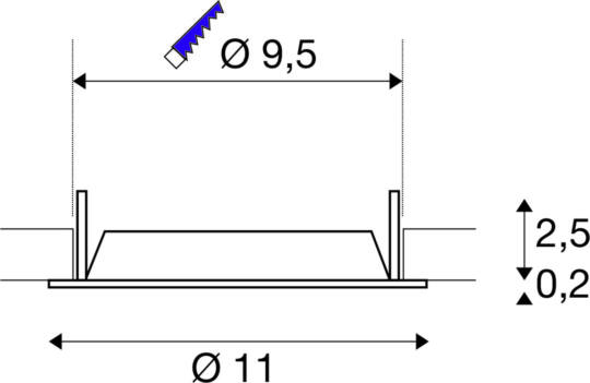 Dimensioned drawing