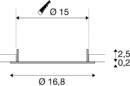 Dimensioned drawing