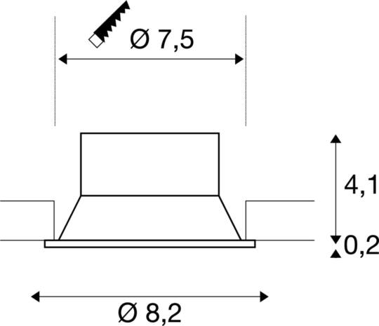 Dimensioned drawing