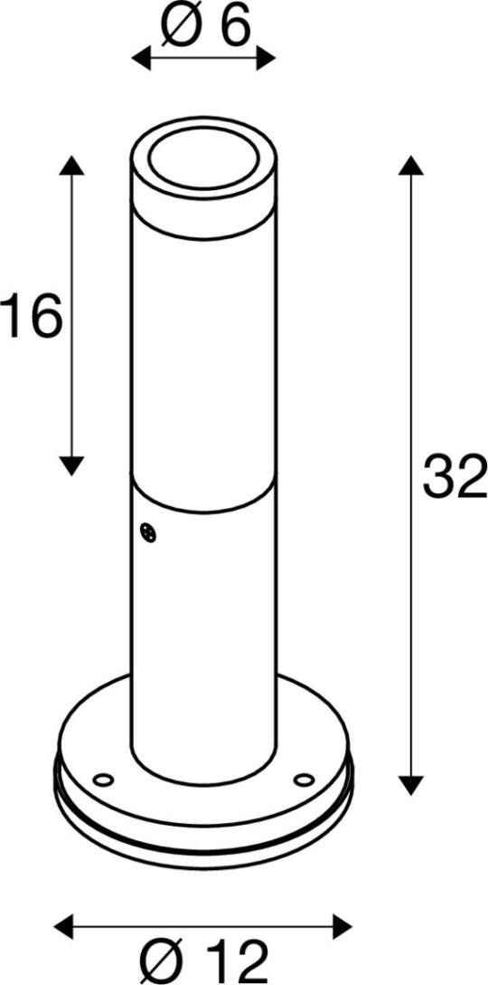 Dimensioned drawing