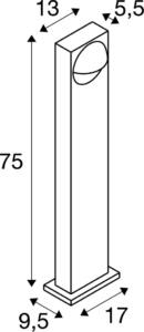 Dimensioned drawing