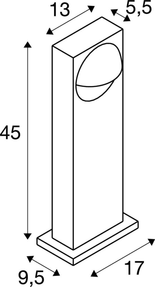 Dimensioned drawing