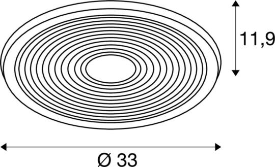 Dimensioned drawing