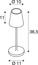 Dimensioned drawing