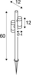 Dimensioned drawing