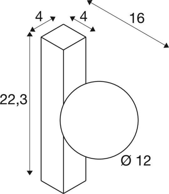 Dimensioned drawing