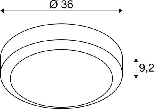 Dimensioned drawing