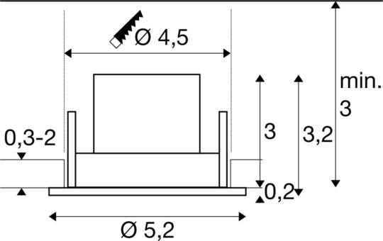 Dimensioned drawing