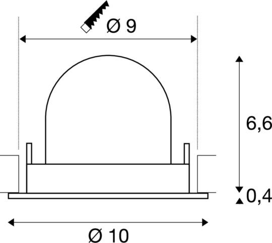 Dimensioned drawing